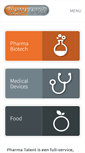 Mobile Screenshot of pharma-talent.nl